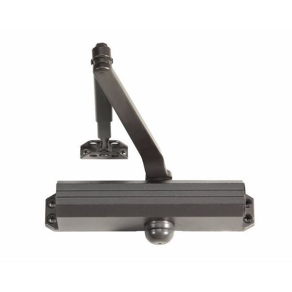 Norton Door Controls 1601690 Adjustable Medium Duty Surface Mounted Door Closer with Sex Nuts Dark Bronze 1601690